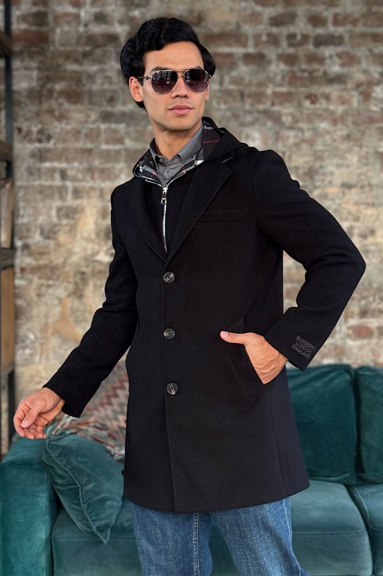 Мужское пальто Burberry London England - Black
