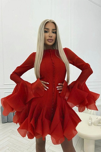 Женское платье Zimmermann Premium - Red   