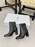 Женские кожаные сапоги Dior Time Heeled Ankle premium