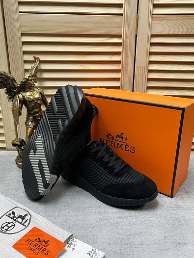 Мужские кроссовки Hermes Bouncing - Black   