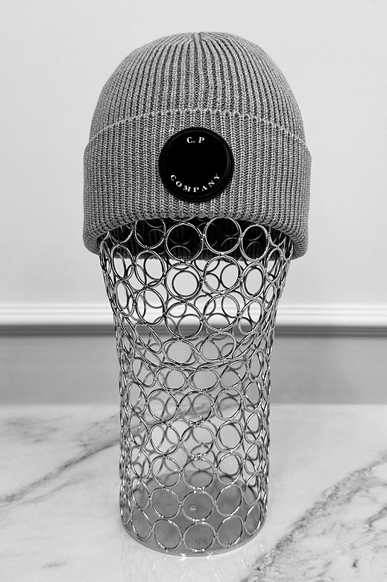 Шапка C.P. Company Single Lens - Light Grey