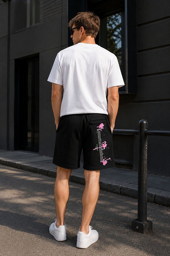 Мужские чёрные шорты Off-White