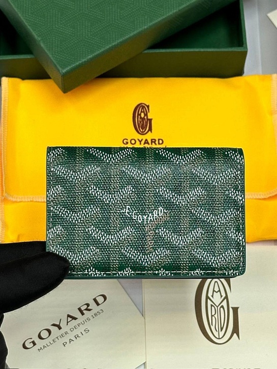 Кошелёк Goyard Malesherbes Premium 10.2x7x1.5 см - Green