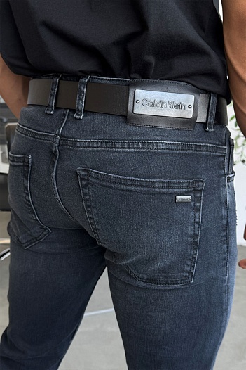 Мужские тёмно-синие джинсы Calvin Klein   