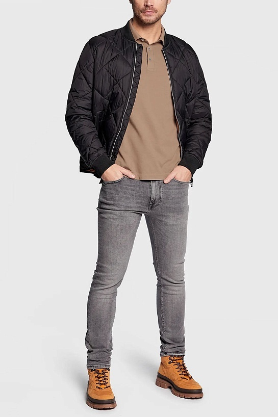 Мужское бежевое поло Tommy Hilfiger