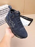 Замшевые кроссовки с мехом Premiata high-top - Navy