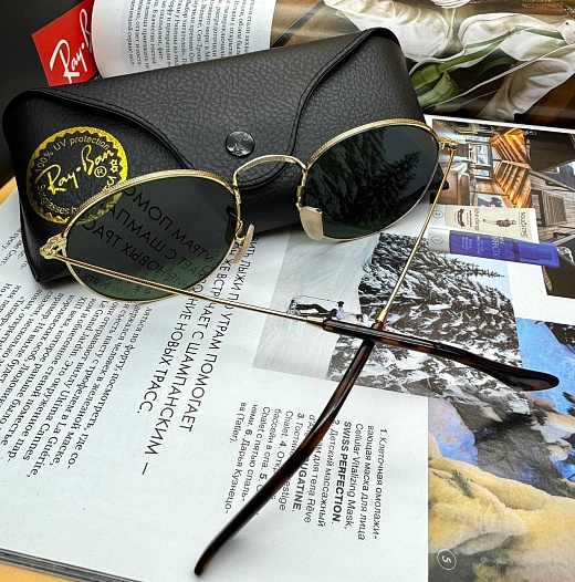 Солнцезащитные очки Ray-Ban Round Metal - Green   