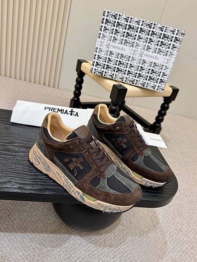 Мужские кроссовки Premiata Mase - Brown   