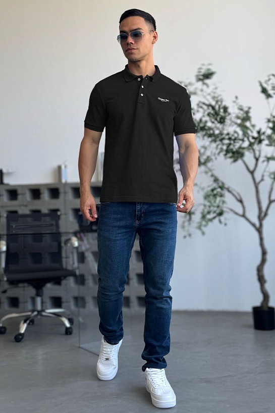 Мужское чёрное поло Christian Dior