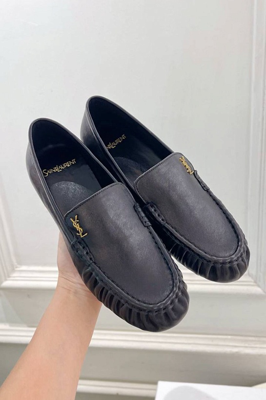 Женские кожаные лоферы Yves Saint Laurent premium