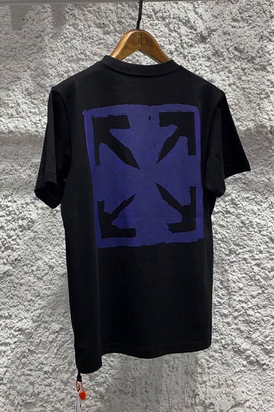 Чёрная оверсайз футболка Off-White Arrows