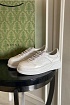 Мужские кожаные кроссовки Gucci - White