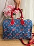 Сумка Louis Vuitton x Takashi Murakami Cherry Speedy Denim 30x22 см