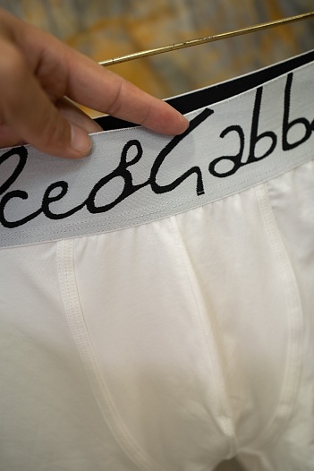 Набор нижнего белья Dolce & Gabbana белого цвета   