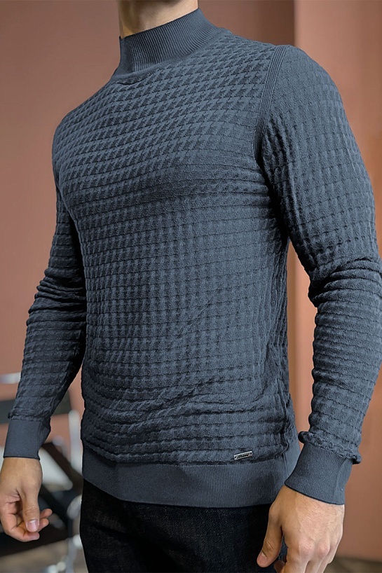 Мужская водолазка Brioni цвета индиго