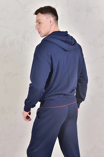 Спортивные штаны Loro Piana Premium signature logo - Navy   