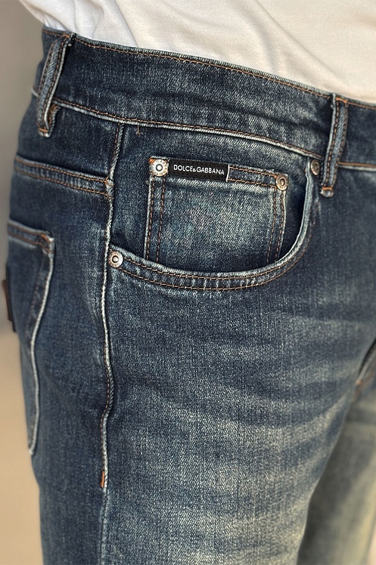 Мужские синие джинсы Dolce & Gabbana