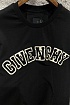 Синяя оверсайз футболка Givenchy college logo-embroidered