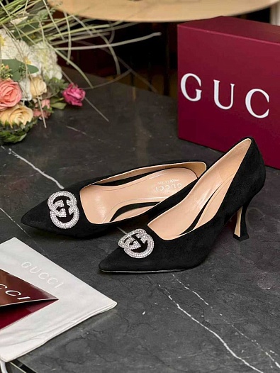 Женские замшевые туфли Chanel Alicia premium   
