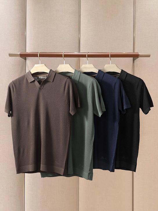 Мужское поло Loro Piana premium - Brown