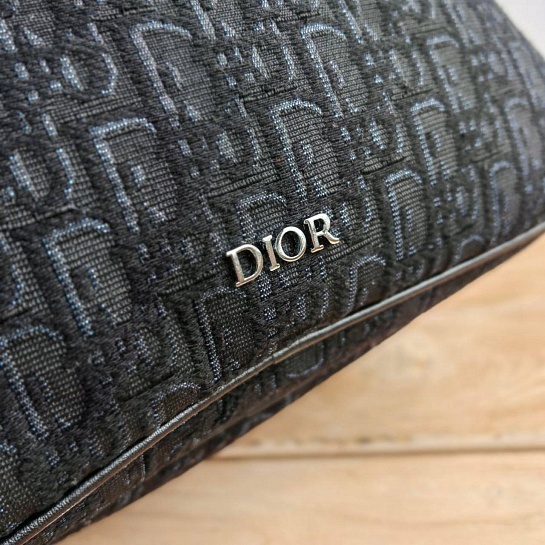 Рюкзак Dior Oblique Jacquard 39x30 см - Black