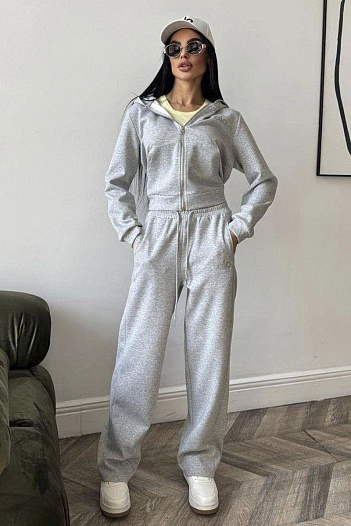 Женский серый костюм Alo premium    