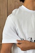 Белая оверсайз футболка Givenchy embossed logo