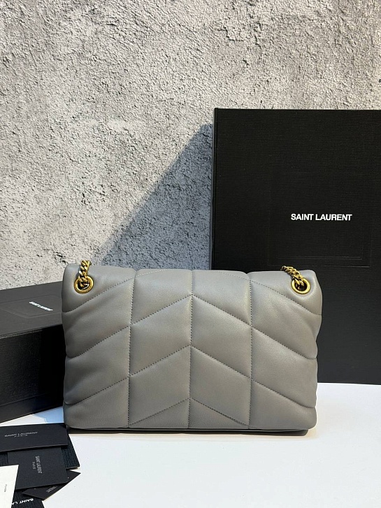Кожаная сумка Yves Saint Laurent LouLou premium 28x17x9 см