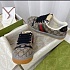 Кожаные кроссовки Gucci GG Screener - Grey