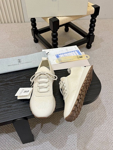 Мужские кроссовки Brunello Cucinelli knitted   