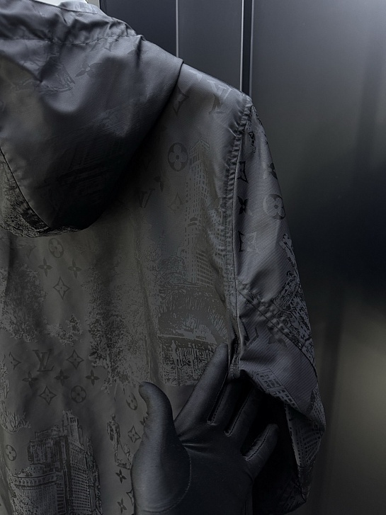 Мужская чёрная ветровка Louis Vuitton Premium