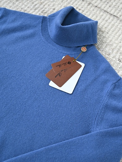 Мужская водолазка Loro Piana Premium - Lake Blue   