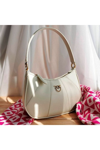 Кожаная сумка Mini Love Half Moon 25x17 см (3 расцветки)   