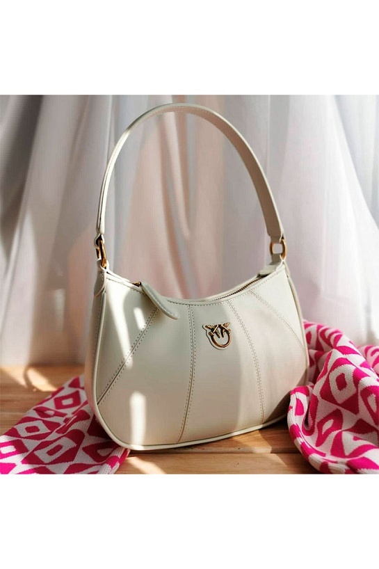 Кожаная сумка Mini Love Half Moon 25x17 см (3 расцветки)