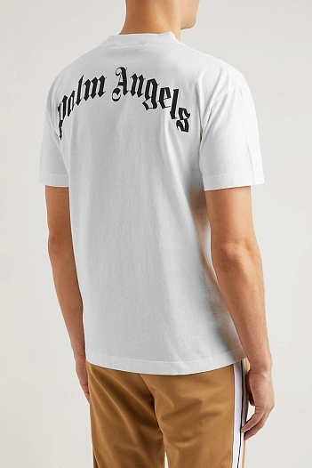 Белая оверсайз футболка Palm Angels Bear Classic   
