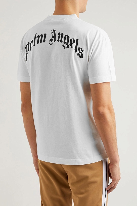 Белая оверсайз футболка Palm Angels Bear Classic