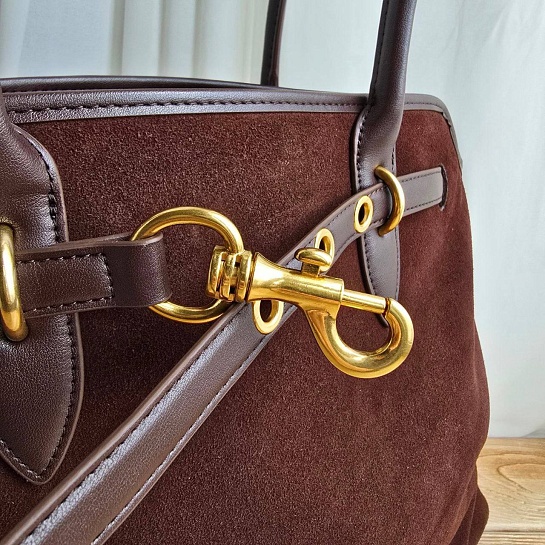 Замшевая сумка MIU MIU 43x29 см