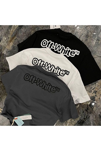 Белая оверсайз футболка Off-White   