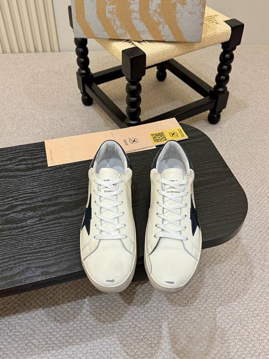 Мужские кожаные кроссовки Golden Goose Super-Star