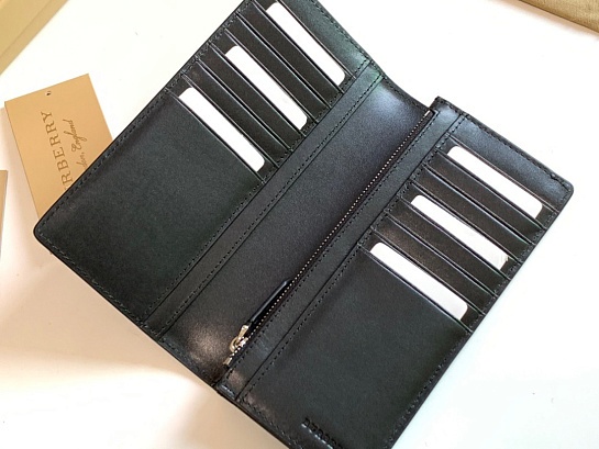 Кожаный бумажник Burberry Premium 19x10x2.5 см