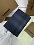 Кожаная обложка для паспорта Burberry Check Premium 14x10x2 см