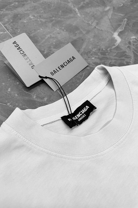 Белая оверсайз футболка Balenciaga Year Of The Tiger