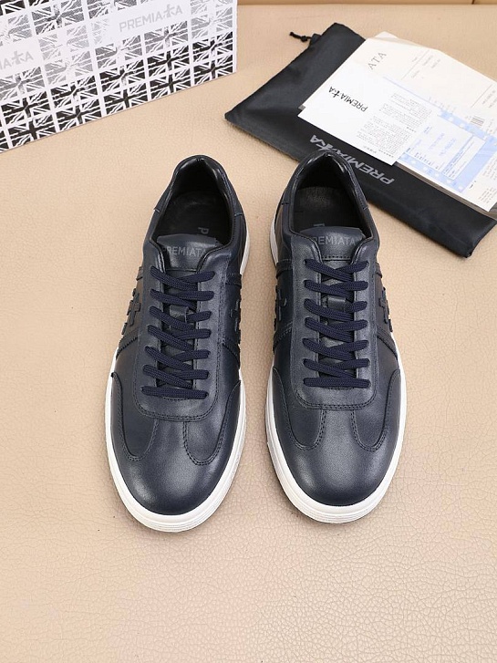 Кожаные кроссовки Premiata Bonnie - Navy