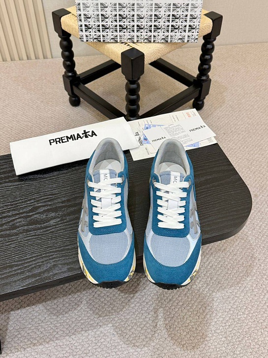 Мужские кроссовки Premiata Moe Run - Blue