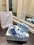 Женские кожаные сандалии Prada Monolith Fisherman - Blue