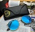 Солнцезащитные очки Ray-Ban Round Metal - Blue Mirrored
