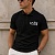 Мужское чёрное поло Dsquared2 ICON white-logo