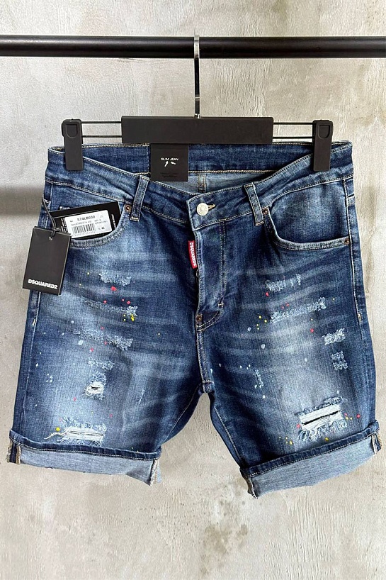 Мужские джинсовые шорты Dsquared2