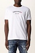 Белая футболка Dsquared2 Milano logo-print