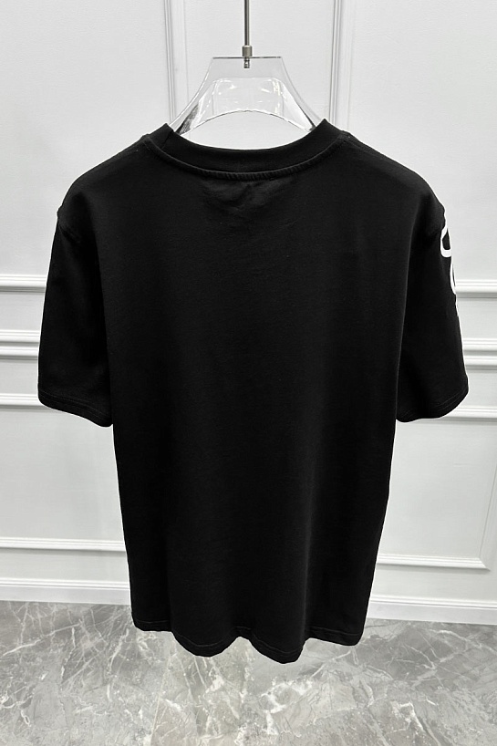 Мужская чёрная футболка Dolce & Gabbana logo-print